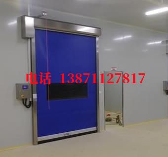 盐边拉链密封快速卷帘门